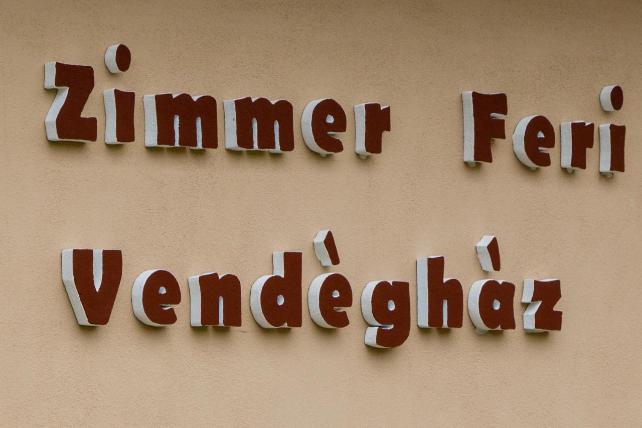 Zimmer Feri Vendégház Hotel Abaújszántó Kültér fotó